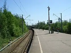 Вид в сторону Санкт-Петербурга