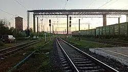 Выходные светофоры. Вид в сторону ст. Чупа.