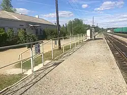 Пассажирская платформа.