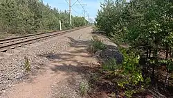 Бывший боковой путь. Вид в сторону ст. Пихтовая.