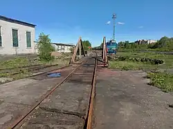 Поворотный круг депо.