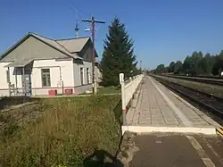 Вид в сторону ст. Падозеро.