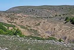 Эрозия в верховьях урочища Чигенитра