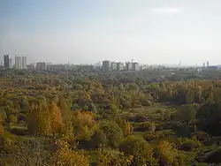 Сходненский ковш. Вид от Петрова