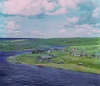 Порог Медведец в 1909 году