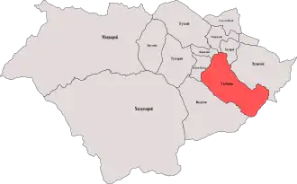 Тазбичинское сельское поселение на карте