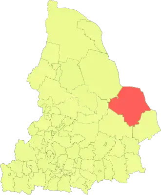 Таборинский районТаборинский муниципальный район на карте