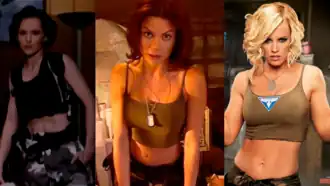 Три версии Тани из Red Alert (Линн Литтир), Red Alert 2 (Кэри Вюрер) и Red Alert 3 (Дженни Маккарти)