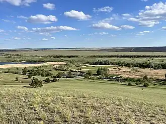 вид на село