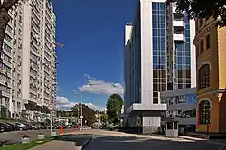 Вид в сторону улицы Иоанна Павла II