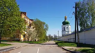 начало улицы — первый участоксправа Елецкий Успенский монастырь