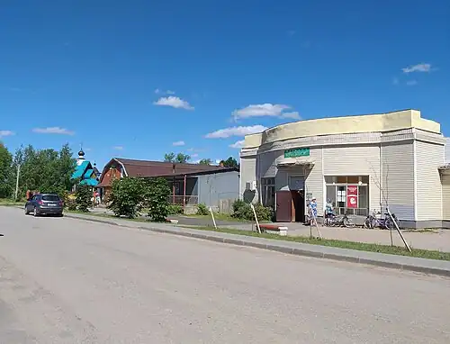 Торговая улица в посёлке Торковичи