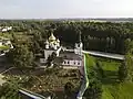 вид на монастырь с высоты птичьего полёта