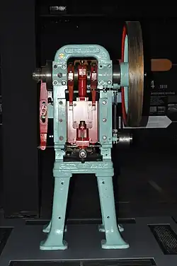 Кузнечно-прессовое оборудование Fritz Werner[нем.] Тульского патронного завода для изготовления гильз винтовки Мосина.