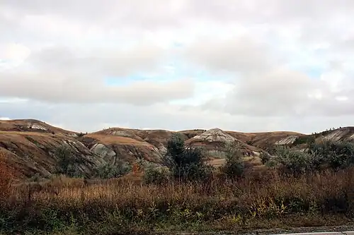 Каменистые меловые степи у села Тушна.