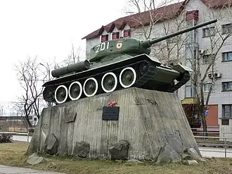 Памятник в честь 25-летия освобождения Петрозаводска