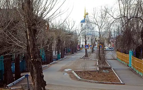 Соборная улица. Апрель 2017 г. (до реставрации)