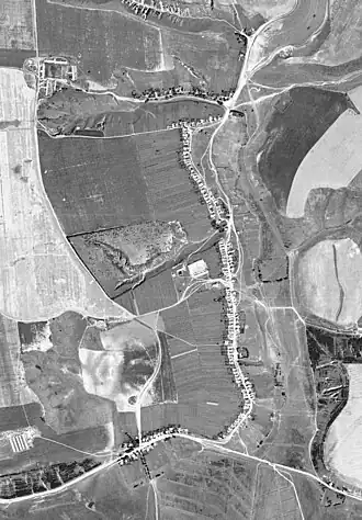 Спутниковая съёмка деревни Урусы. 1972 год