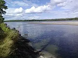 Вид на устье Касмалы летом 2015 года