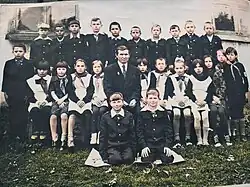 Ученики Ойкас Яндобинской школы 1980-ые г.