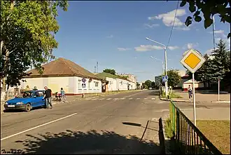 Историческая застройка на улице Ленинской