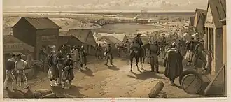 Французский лагерь в Камышовой бухте у Севастополя, 1854-1856, эвакуирован после Парижского мира