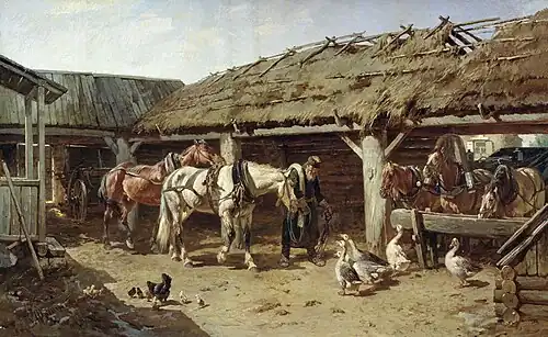 На постоялом дворе