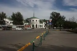 Вид на Привокзальную площадь, архивное фото