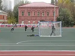 Футбол на обновлённом стадионе Детского парка