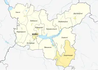 Хотенчицкий сельсовет на карте