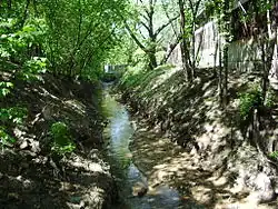 Открытый участок реки вблизи Ходынского поля