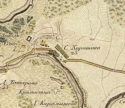 Хорошёво в 1818 году