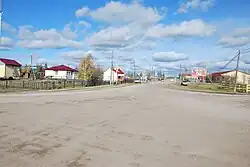 Центральная улица с.Бердигестях