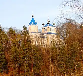 Вид на Церковь Рождества Пресвятой Богородицы