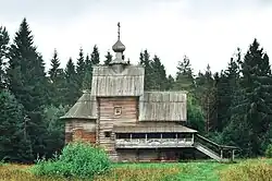 Церковь Вознесения из села Спас на Сози. Музей Василёво