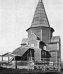 Рождественская церковь «о двадцати стенах». Заостровье (Яковлевская) (Архангельская обл.)