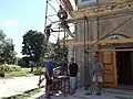 Церковь во время ремонта. Фото 2017