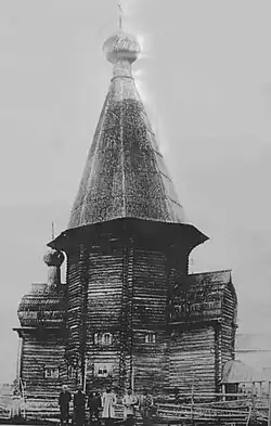 Церковь в 1880-е годы, фото архитектора В.В. Сулова