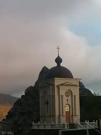 Часовня на Ласпинском перевале