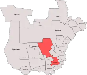 Шелковское сельское поселение на карте