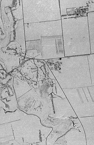 Спутниковая съёмка села Шарки. 1981 год