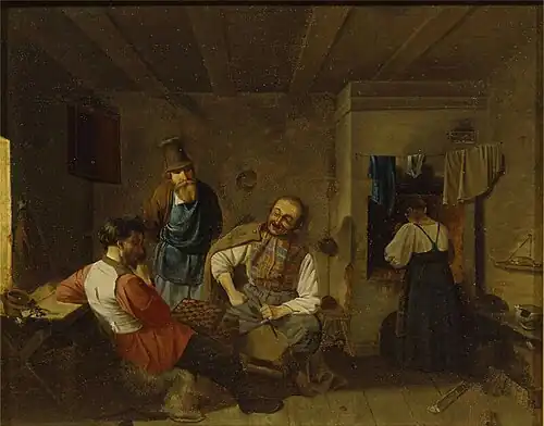 Игра в шашки (1848)