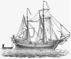 Двухмачтовый крюйсельный шкут