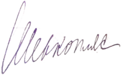 Изображение автографа