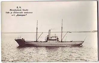 Шхуна «Компас» в составе Военно-морских сил Эстонии