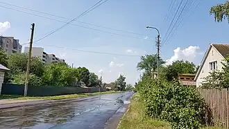 участок между улицами Апрельская и Трудовая — вид в северном направлении