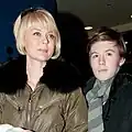 Юлия Меньшова с сыном Андреем Гординым 28 февраля 2011 года