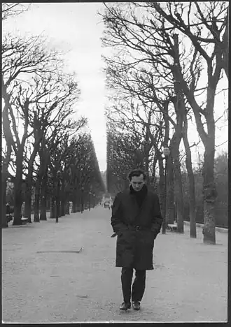 Ян Лебенштейн в феврале 1961 года, Париж