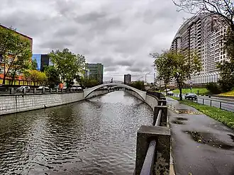 Панорама Яузы и Рубцовско-Дворцовый мост