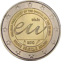 €2 — Бельгия 2010